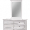 Bolivar 6 Drawer Dresser Cabinet With Mirror Frame