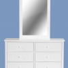 Lewis 6 Drawer Dresser Cabinet With Mirror Frame